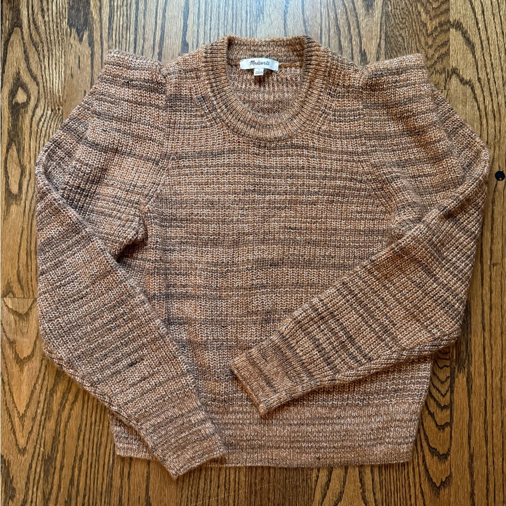 Beautiful Variegated Brown Madewell Sweater